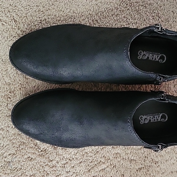 NWOT Carlos Santana black booties - Picture 3 of 6